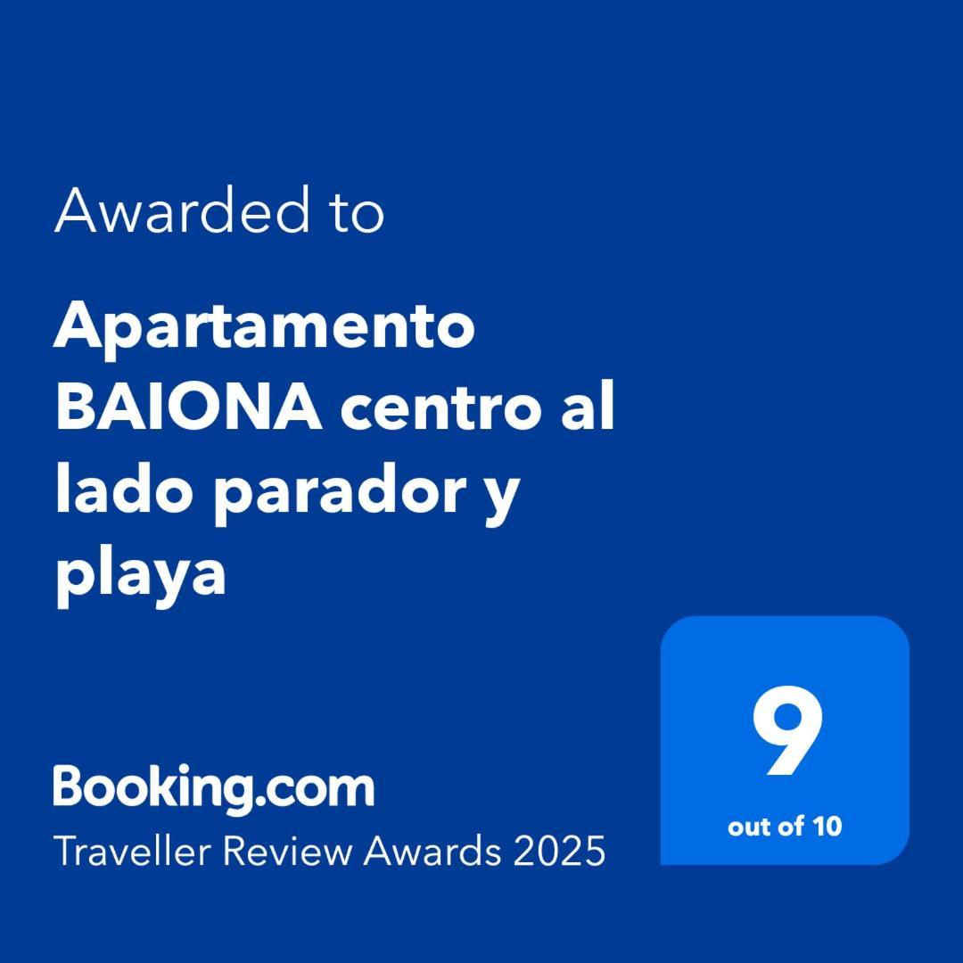 Apartamento Baiona Centro Al Lado Parador Y Playa Ngoại thất bức ảnh